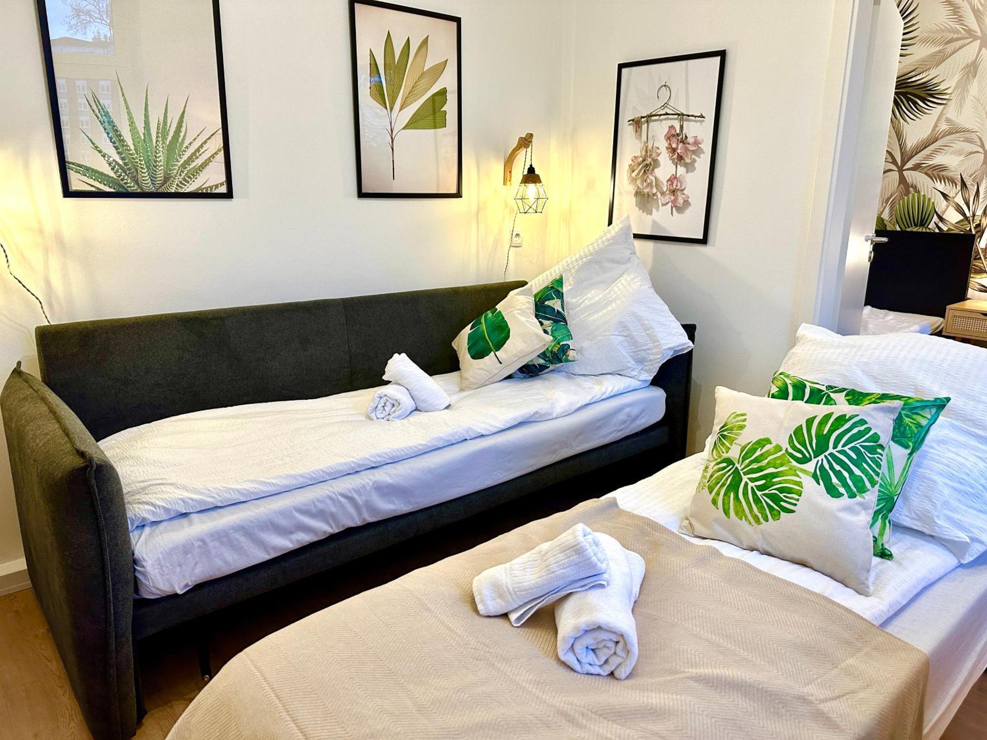 Dschungel Apartment, Netflix, Sonos, Nahe Messe Duesseldorf, Helios Klinik, Innenstadt
